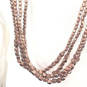 Necklace Copper Peach Long